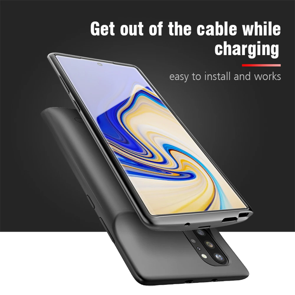 
Чехол для Samsung Power Bank 6000 мАч, чехол для аккумулятора Samsung note 10 +, чехол для мобильного телефона, зарядные устройства для Galaxy Note 10 Plus 