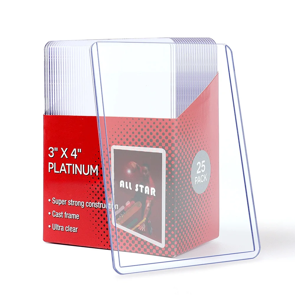 trading card sleeves and top loaders CBG Standard 3x4 Top Loaders Rigid Card Holders main image 0