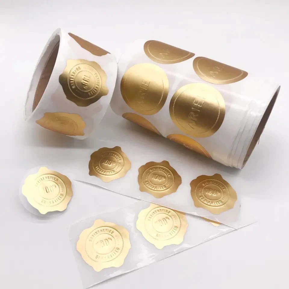 Custom Self-adhesive Paper Label Printing Bump Embossed Sticker Labels ...