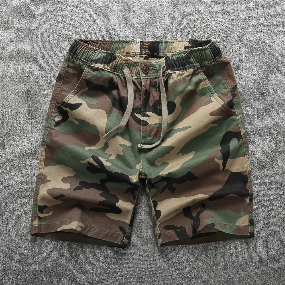 New Cargo Shorts Men Summer Casual Style Multi-pocket Shorts Custom Camouflage Shorts151_voghion.com