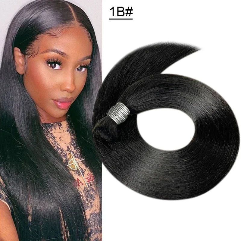 100% Real Virgin Straight Human Hair Bulk Extension 1b 613 Honey Blonde Weaving για πλέξη μη επεξεργασμένων βραζιλιάνικων μαλλιών_voghion.com