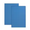 2 plaques acryliques néon fluorescentes bleues