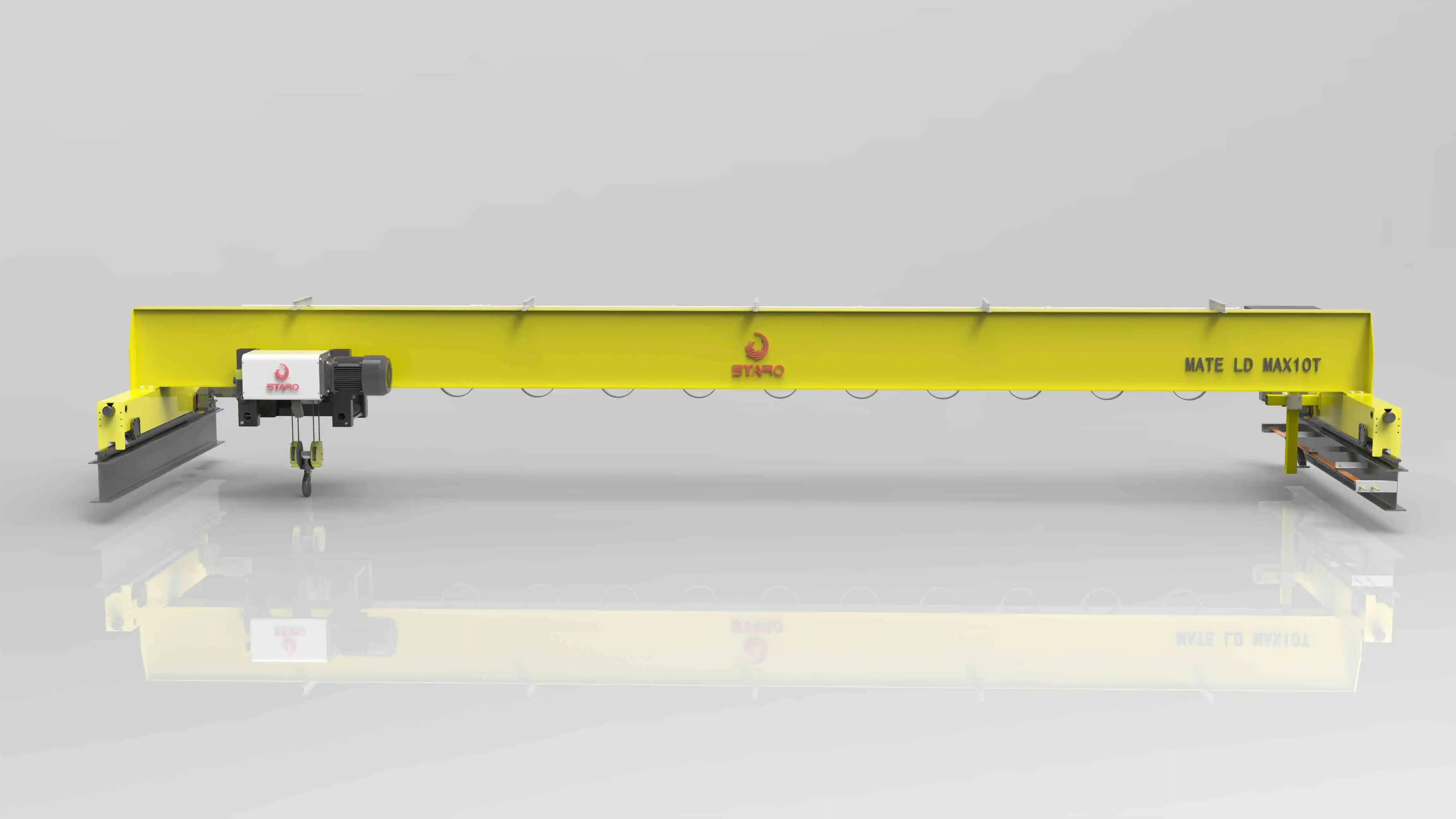 10 Ton Single Girder Overhead Crane European Electric Eot Crane Plant ...