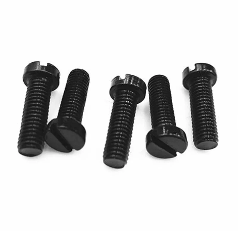 Black Nylon Machine Screw,Binding Phillipsslotted