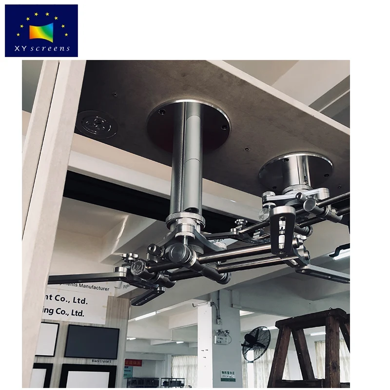 
Потолочный кронштейн для проектора, Алюминиевое Крепление для потолочного монтажа, максимальная нагрузка экрана XY, 50 кг 