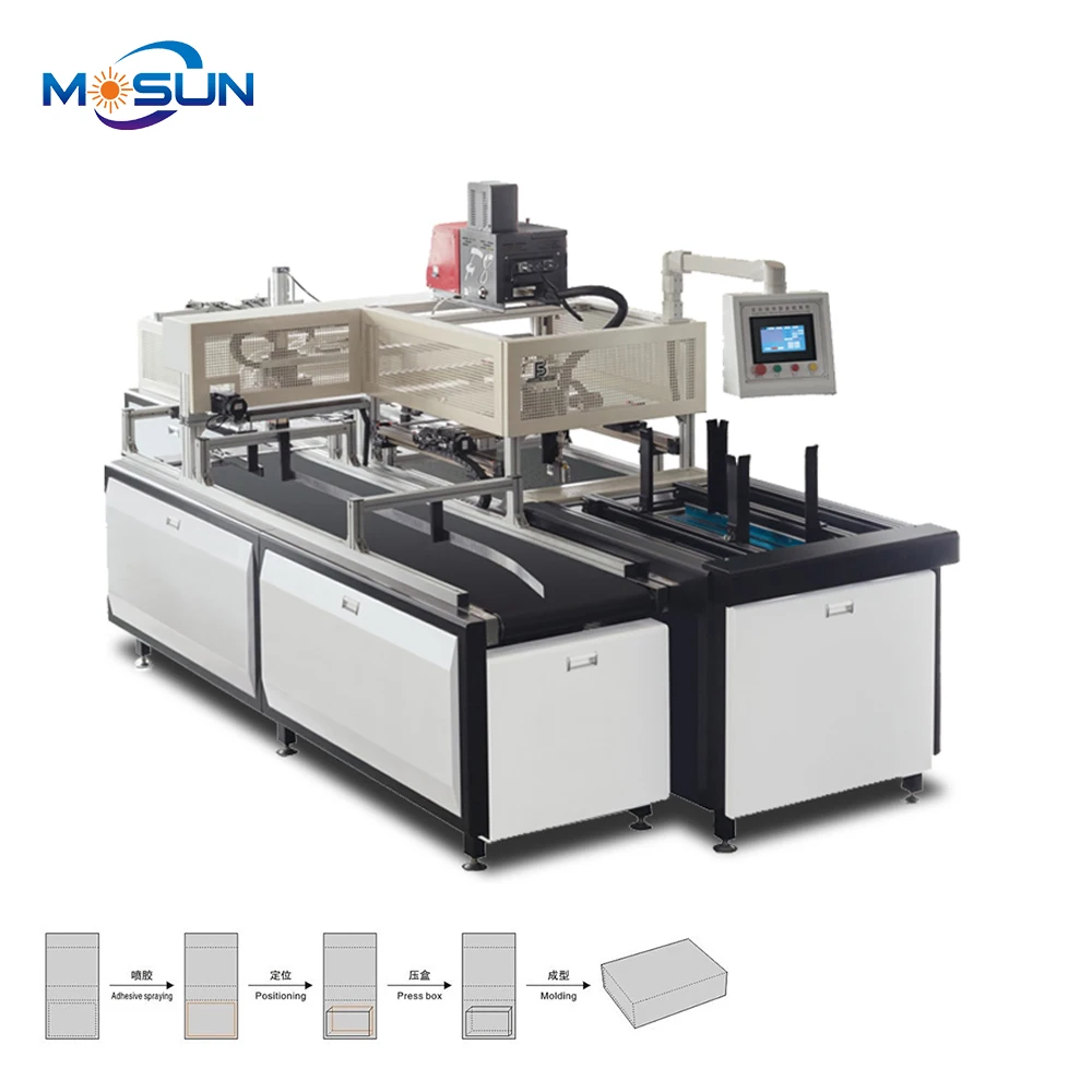 MSFB-650 Full Automatic Cigarette Box Wine Box Forming Making Machine