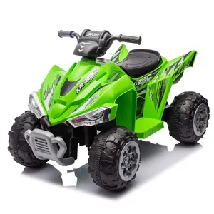 2026 Unisex New Electric Four-Wheel Ride-On Battery Car Children's Beach Motorcycle 6-12 Year Old Off-Road Play Plastic Toy Kids