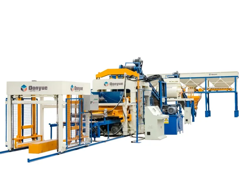 Fully Automatic Qt10-15 Automatic Hydraulic Cement Block Making Machinery Interlock Brick Paving Slab Making Machine
