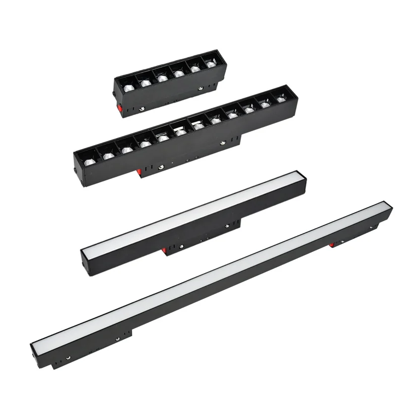 48V Magnet LED Track Light System Surface Recessed Spotlights 10W 20W 30W 40W Linear Dali Dimmable Magnetic Suction Track Light