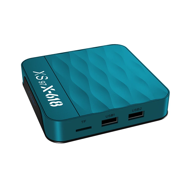 テレビボックス　tvbox XS97 X-618 Android TV Box - 4GB RAM, 32GB Storage, 4K HDR