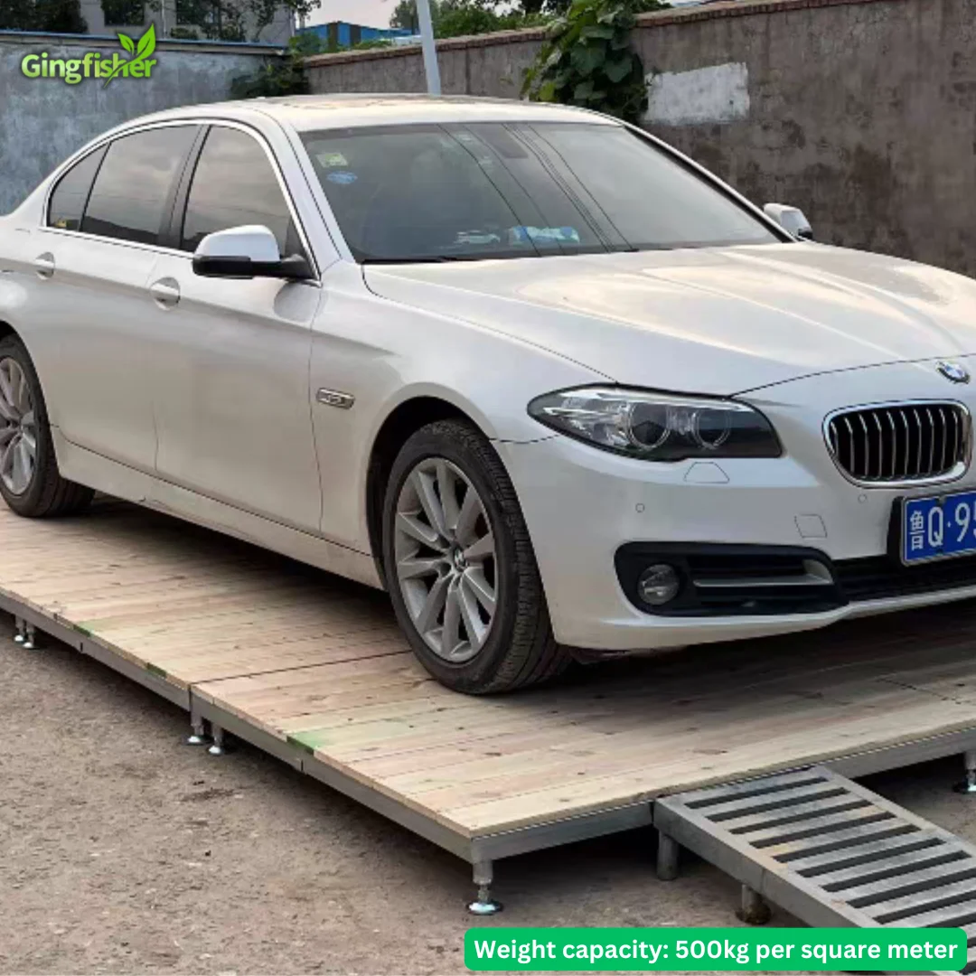 Modern Outdoor Terrace Prefabricated Deck High Quality Galvanized Steel Adjustable Height Waterproof WPC Prefab Deck for Garden