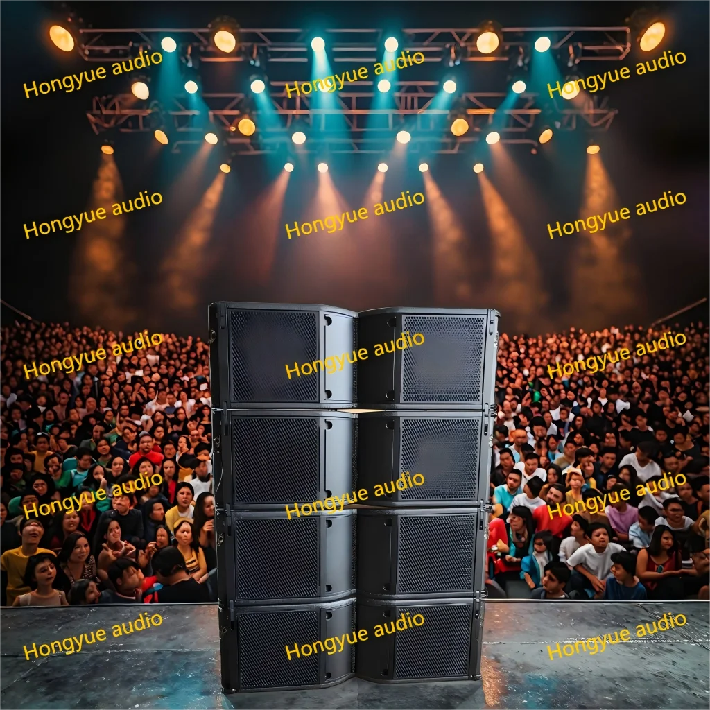 Professional Sound System with Inch Passive Line Array Speakers