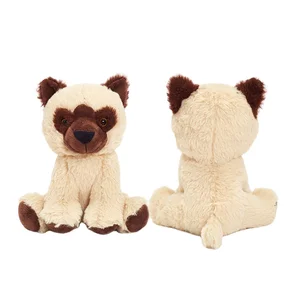 Factory Wholesale Soft Cat Toy Dolls Plush Animal Stuffed Toys with PP Cotton Filling