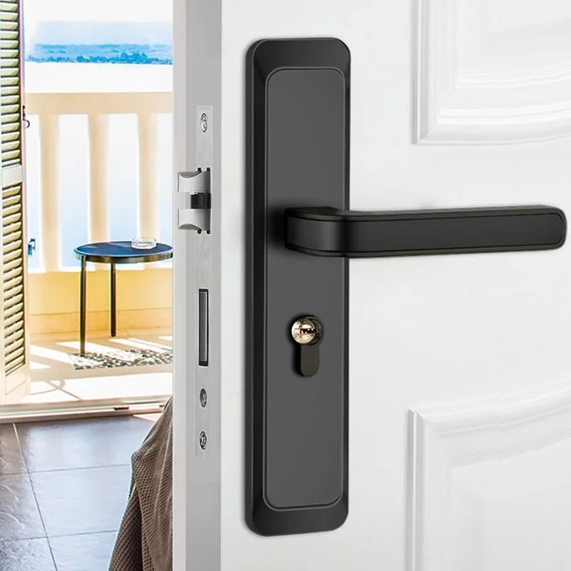 Modern Design Factory Supply Three-Color Simple Door Lock Integrated Universal Indoor Household Door Lever Fashionable & Stylish