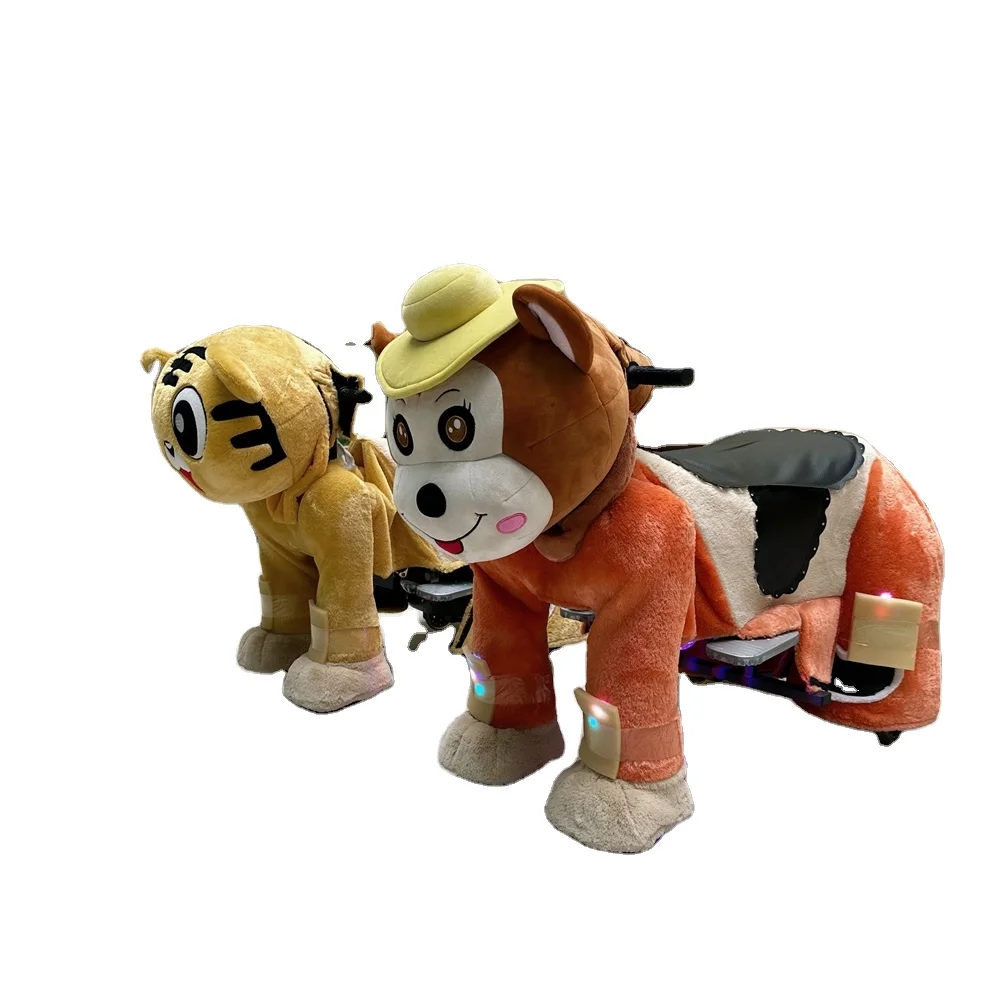 Excellent Quality Interesting Electric Animal Scooters Commercial Ride on Animals Plush Electric Scooter