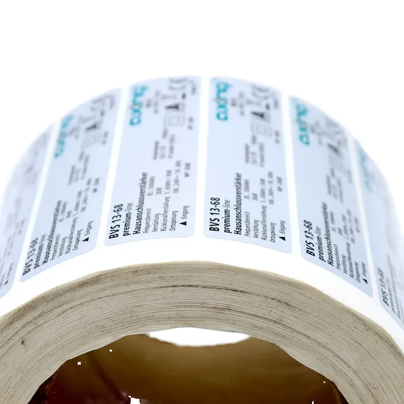 Customized CE Adhesive Sticker PET Waterproof Consumer Electronics Label