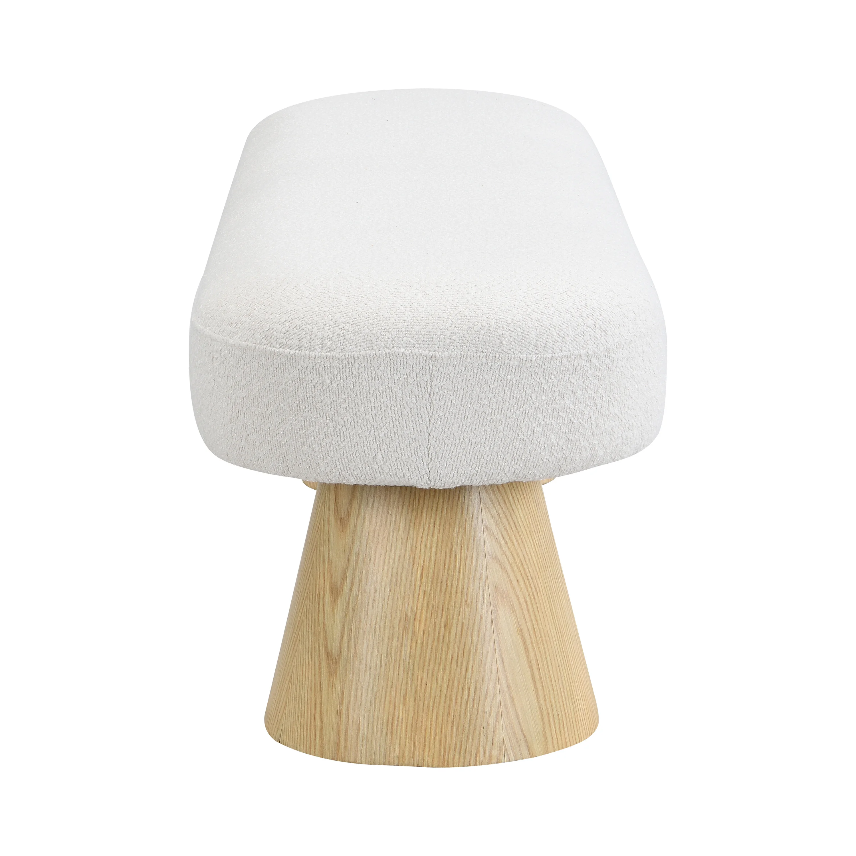 Elvarenae Orienne Bouclé Pedestal Bench — product detail
