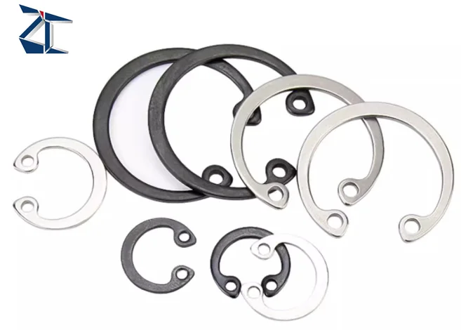 product customized high quality manufacturer circlip steel black internal lock washers normal type retaining ring for bores din 472-62