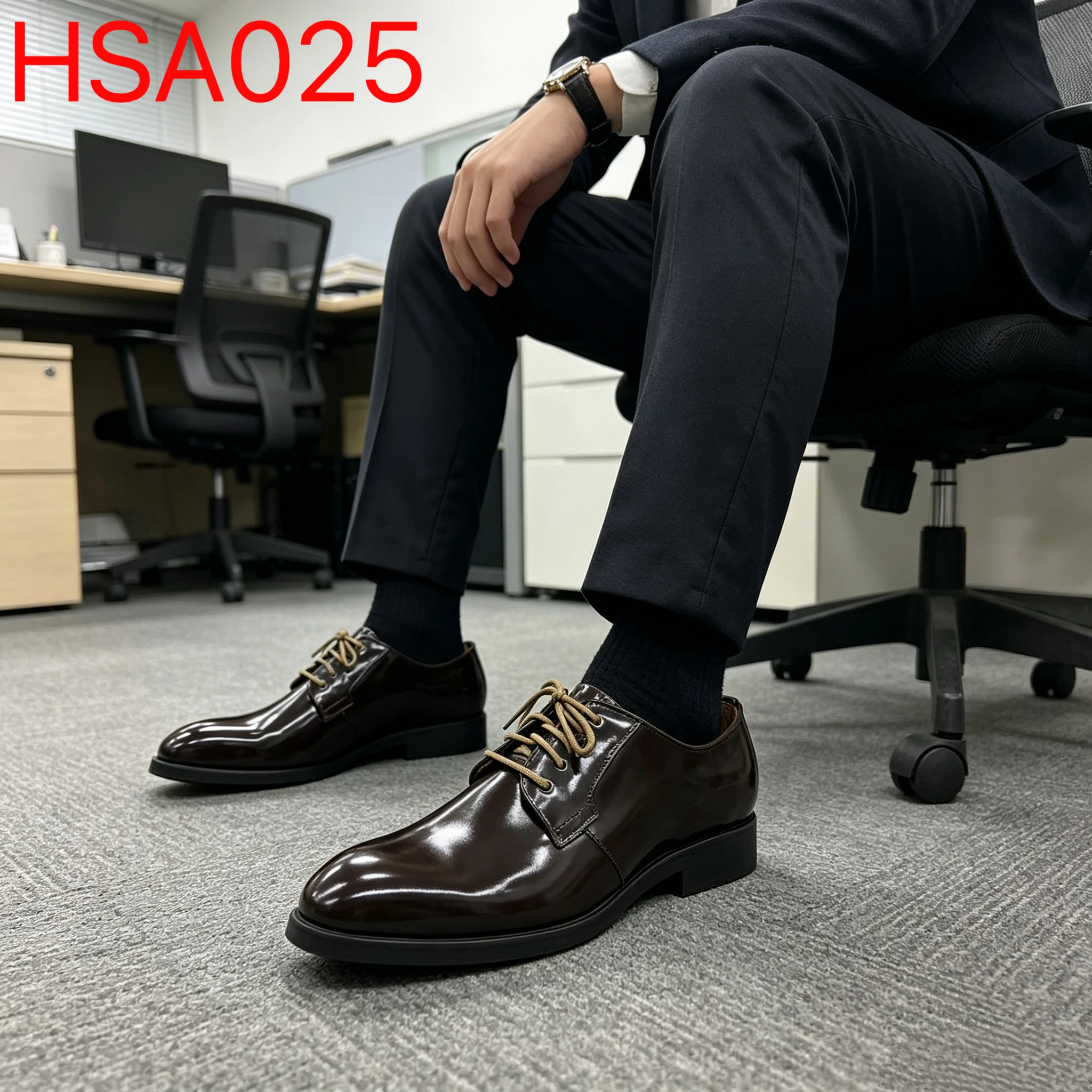 YYR,Business Operation Anti-wrinkle Shining/matte Leather Dress Shoes Formal Occasions Odor-free Classic Uniform Shoes HSA025