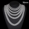 18mm 3 Row-White Gold