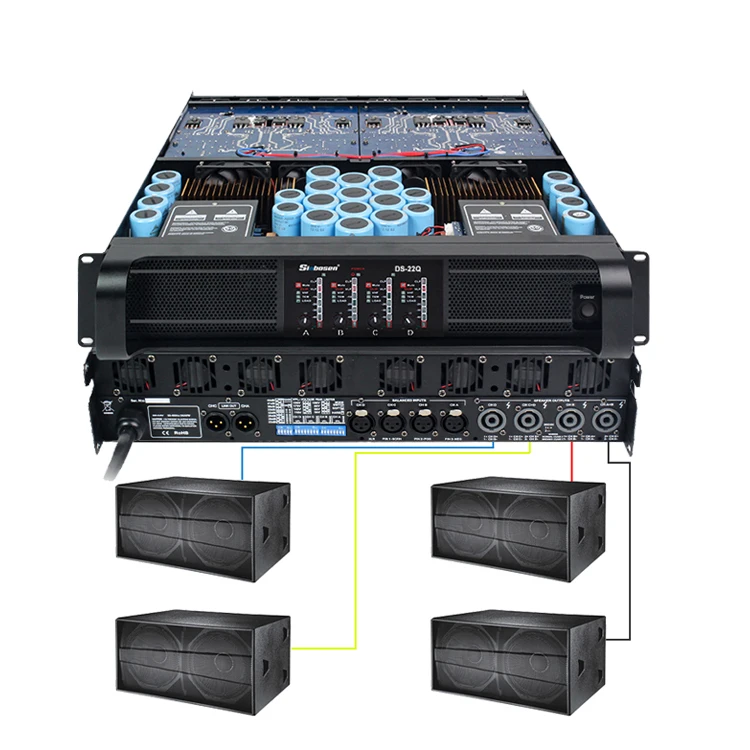 Sinbosen 5000 Watt Power Amplifier Class Td Dj Power Amplifier