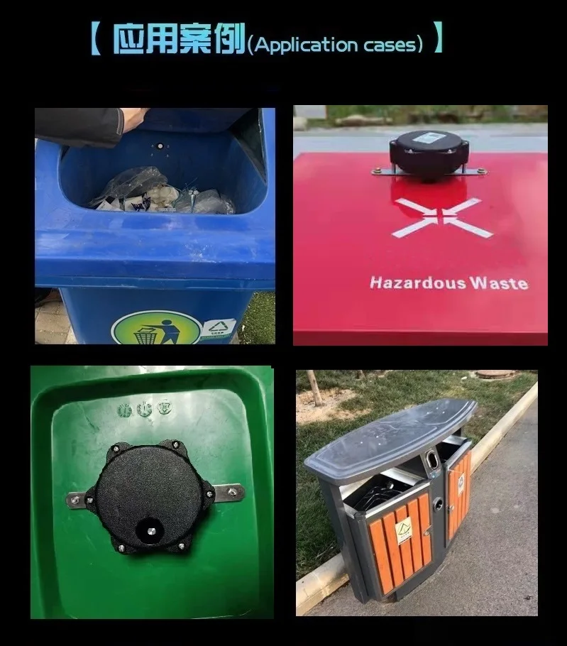 Lorawan Nbiot Smart City Fill Level Waste Bin Sensor For Waste