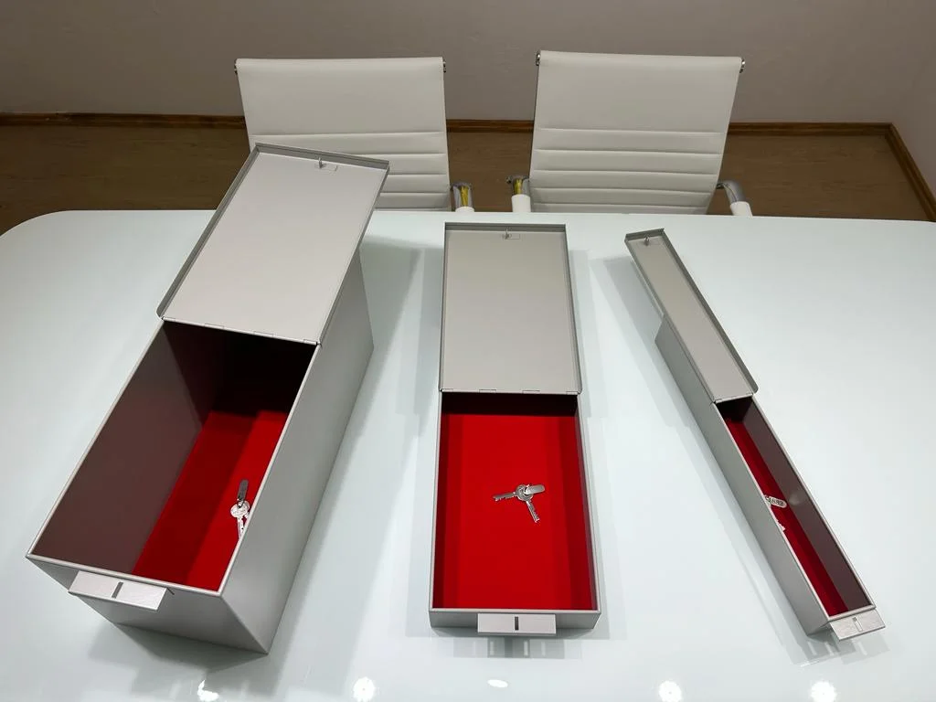 Bank Use High Security Vault Safety Deposit Box With Dual Key Locks