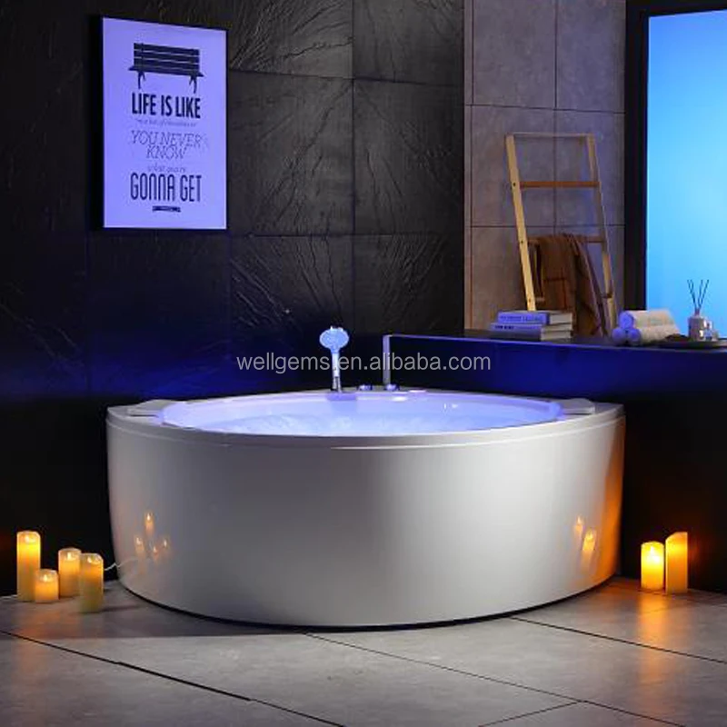China Foshan Manufacture Luxury Cheap Shower Corner Sitting Water  Freestanding Bath Tub Deluxe Hydro Massage Whirlpool Bathtub - China  Massage, Bathtub