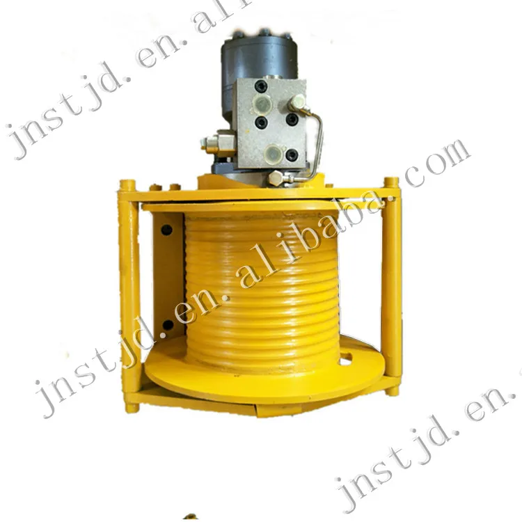 High Torque Towing Motor Wire Line Hydraulic Winch for Flag Pole