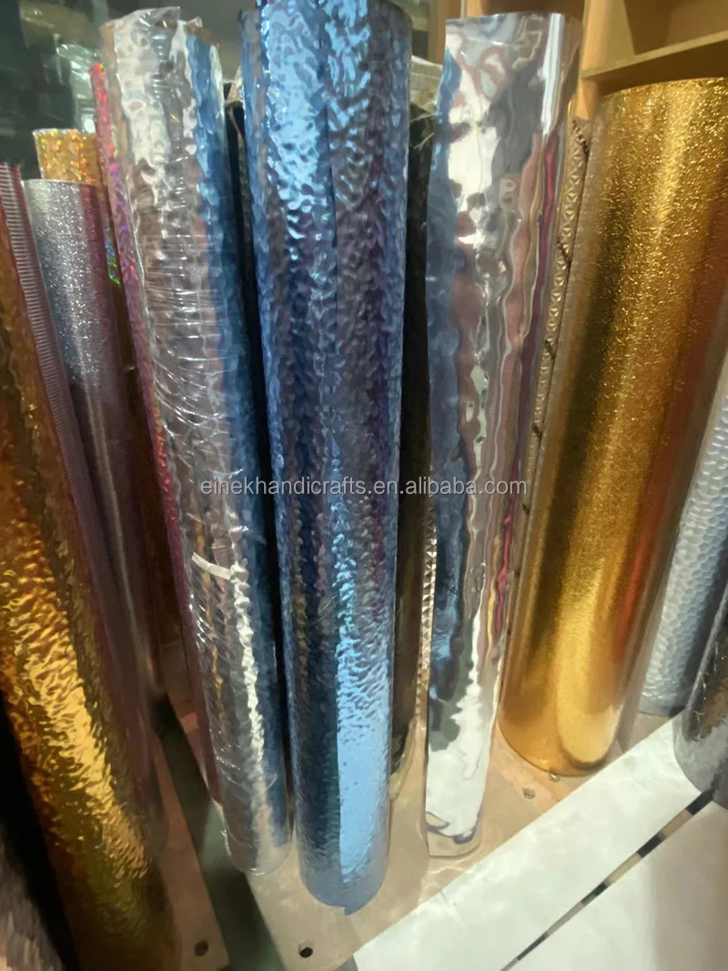 Reflective Mirror Plastic Water Ripple Mirror Carpet Roll