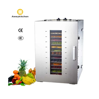 16 Tray Food Dryer Electric Dehydrator for Vegetables and Fruits