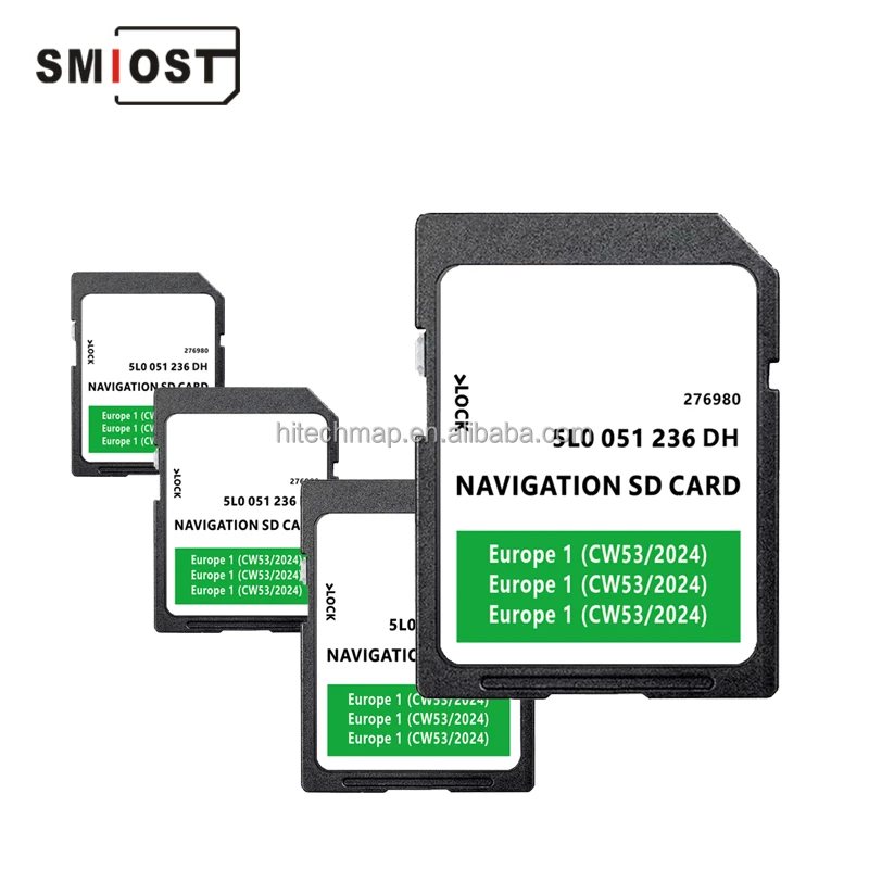 32GB CID SD Map Memory Card 2023 Navigation Car GPS Update Software for Skoda MIB2 Amundsen