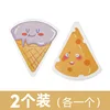 Ice cream cheese (2 slices) with packaging