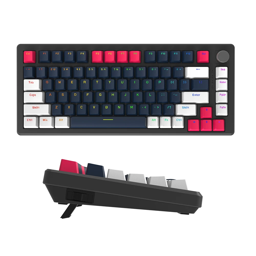 Mini Mechanical Keyboard DIY Hot Swap 83-key Simple Professional Game ...