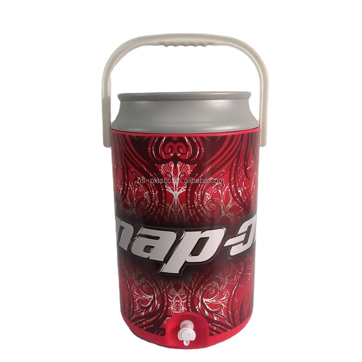 HS plastic cheep cooler jugs with wheels and plastic box easily carry beverage cooler box keep