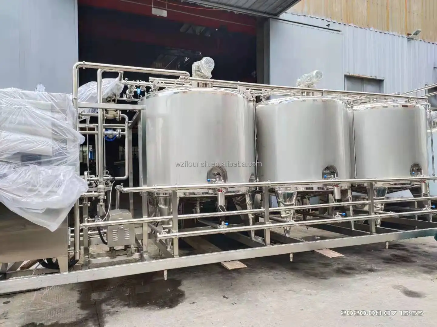 Stainless Steel Split Type CIP Cleaning System Clean in place