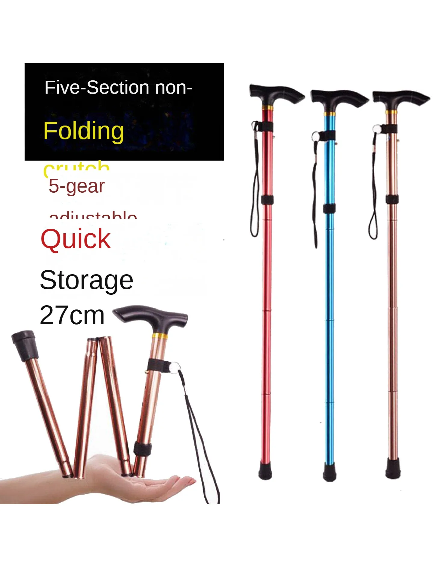 China Crutches Price Foldable Crutches With Cushioning Medical Crutch