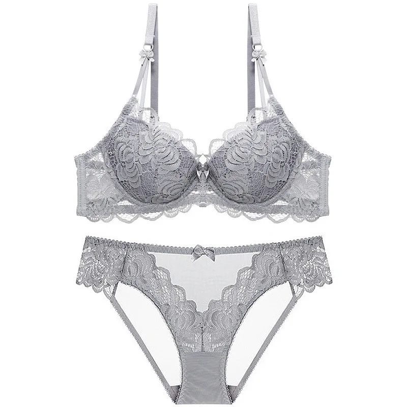 Conjuntos De Sujetador Y Bragas De Encaje Para Mujer,Ropa Interior Sexy De  Copa Grande Para Luna De Miel,Bragas Elegantes - Buy Sujetador De Encaje Y  Breve Gran Taza Sujetador,Sexy Camisón De Luna