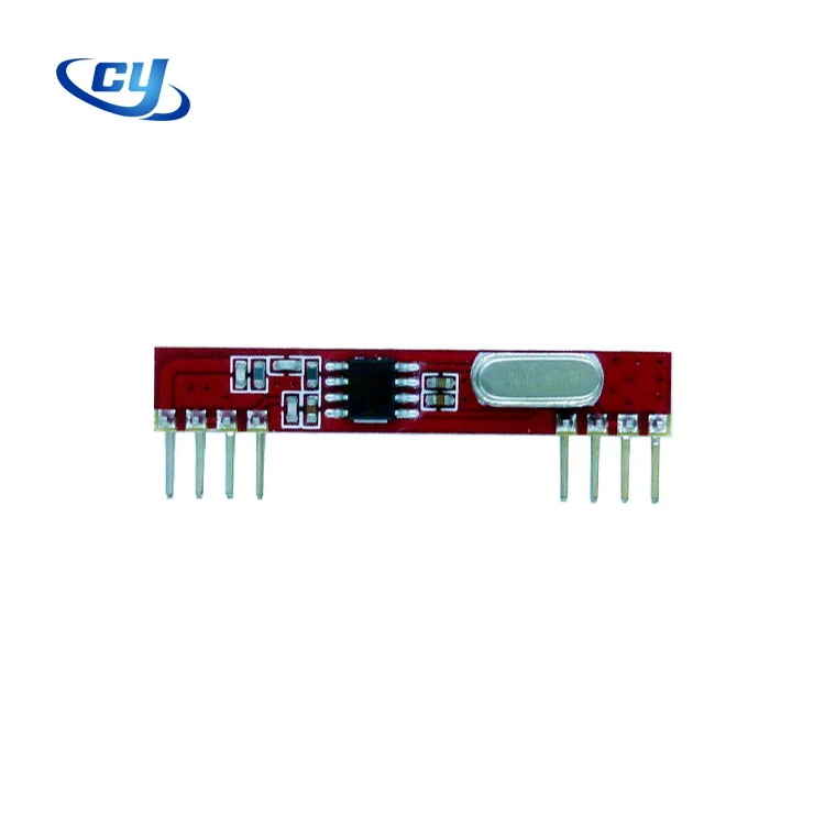 Red Color 434 MHz Wireless RF Module Wireless Transmitter and Receiver Module