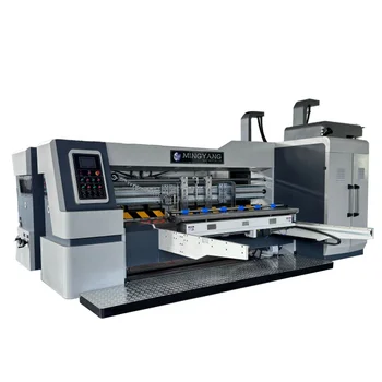 Fully Automatic Type Corrugated Cardboard  Box Making Machine Printing Slotting Die Cutting Machine