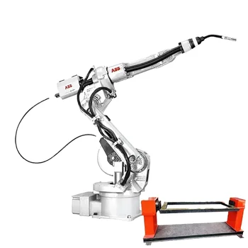Popular 6 Axis China Frame CNC Arc Tig Welding Robot Machine ABB Arm 1520ID For Spot Welding and Fiber Laser Welding Machine