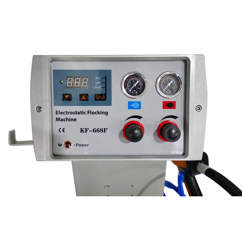 Mass Production Electrostatic Flocking Machine for Swab
