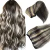 Hair bundles-natural black to blonde highlights hair weft