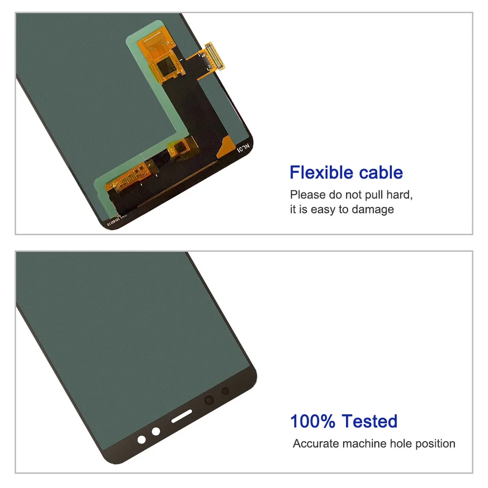 Mobile Phone LCD For Samsung for galaxy A730 A8 plus LCD Touch Screen Digitizer Assembly Replacement For Samsung A730 A8 plus