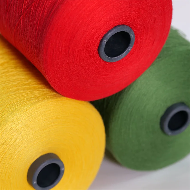 High Tenacity Sewing Weaving Polyester Nylon Rayon Blended Yarn 48NM/2 Core Spun Yarn For Knitting Sweater