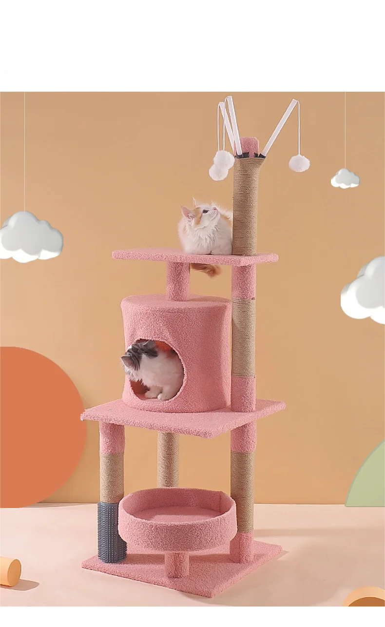 Luxury Pet Toy Large High Qualitycat Climbing Frame Cat Tree For Cats