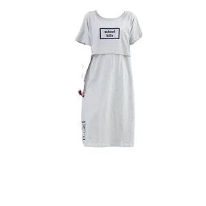 New comfort Good Stretch Care Maternity Breastfeeding Dress Maternity Dress