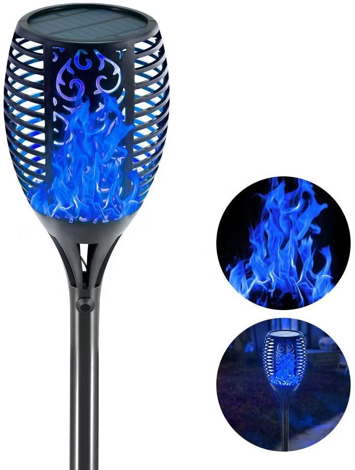 7 Changing Color Solar Outdoor Light Torch Christmas Landscape Decoration Garden Driveway Lawn Flickering Dancing Flame Lighting
