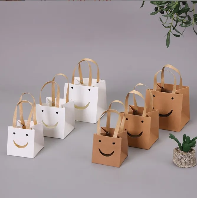 Small White Kraft Paper Bag  Paper bag, Kraft paper, Paper