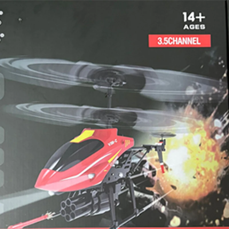 Wltoys V398-C 3.5CH 2.4G 6Axis Gyro Missile Launching RC Helicopter with Shooting